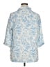 Laura Ashley Blue 3/4 Sleeve Button-Down Shirt Size XL (estimated) - photo 2