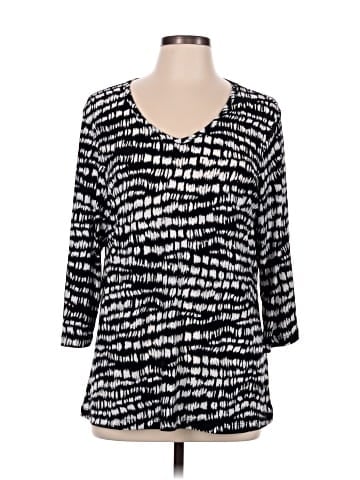 Susan Graver 3/4 Sleeve Blouse (view 1)