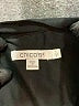 Chico's Solid Black Sleeveless Button-Down Shirt Size Med (1) - photo 7