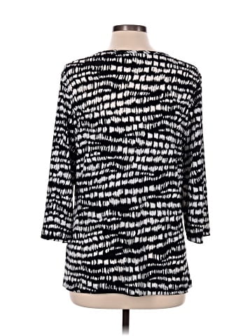 Susan Graver 3/4 Sleeve Blouse (view 2)