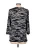 Susan Graver Black 3/4 Sleeve Blouse Size L - photo 2