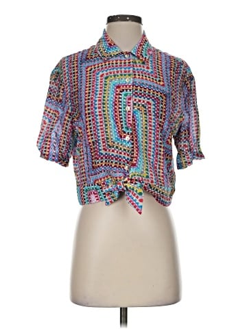 ALLSAINTS Short Sleeve Blouse (view 1)
