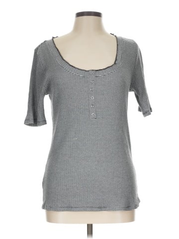 Ann Taylor LOFT Short Sleeve Henley (view 1)