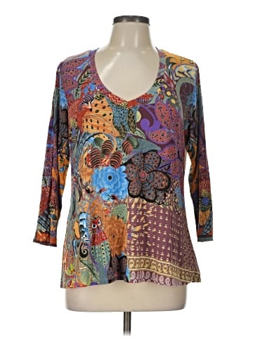 Johnny Was 3/4 Sleeve Blouse (view 1)