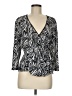 Bali Black 3/4 Sleeve Blouse Size M (estimated) - photo 1