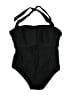 Unbranded Chevron-herringbone Black One Piece Swimsuit Size XL (estimated) - photo 1