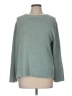 Ella Moss Solid Green Pullover Sweater Size M - photo 1
