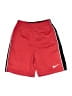 Nike Color Block Red Athletic Shorts Size 6 - photo 1