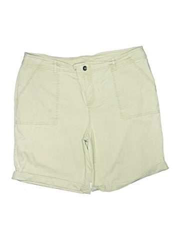 Lane Bryant Khaki Shorts (view 1)