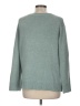 Ella Moss Solid Green Pullover Sweater Size M - photo 2