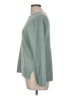 Ella Moss Solid Green Pullover Sweater Size M - photo 5