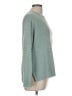 Ella Moss Solid Green Pullover Sweater Size M - photo 4