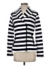 T by Talbots Stripes Blue Jacket Size XS - photo 1