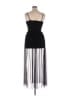 Assorted Brands Color Block Black Cocktail Dress Size L - photo 2