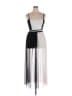 Assorted Brands Color Block Black Cocktail Dress Size L - photo 1