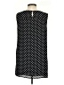 Chico's 100% Polyester Polka Dots Black Casual Dress Size Sm (0) - photo 2