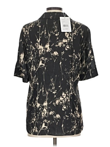 Lafayette 148 New York Short Sleeve Blouse (view 2)