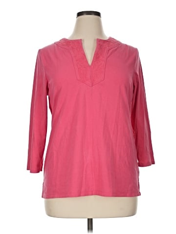Charter Club 3/4 Sleeve T-Shirt (view 1)