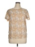 Daniel Rainn 100% Polyester Gold Short Sleeve Blouse Size XL (estimated) - photo 1