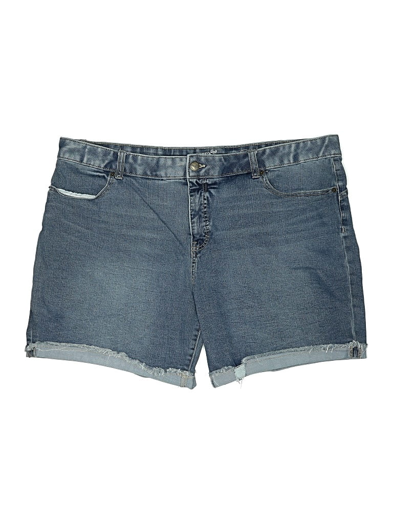 Pre-owned Terra & Sky Denim Shorts In Blue