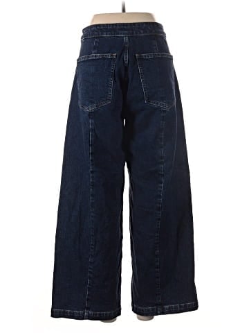 Madewell The Petite Curvy Emmett Wide-Leg Jean in Leffers Wash: Welt Pocket Edition (view 2)