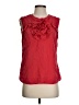 BCBGMAXAZRIA 100% Silk Red Sleeveless Silk Top Size 0 - photo 1