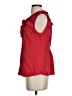 BCBGMAXAZRIA 100% Silk Red Sleeveless Silk Top Size 0 - photo 5