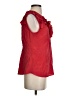 BCBGMAXAZRIA 100% Silk Red Sleeveless Silk Top Size 0 - photo 4