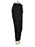 Wrap 100% Linen Black Linen Pants Size 8 - photo 4