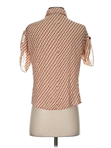 Anne Klein Short Sleeve Silk Top (view 2)