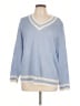 Talbots 100% Linen Blue Pullover Sweater Size L - photo 1