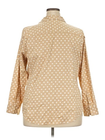 Lane Bryant 3/4 Sleeve Button-Down Shirt (view 2)