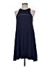 Alya Solid Blue Casual Dress Size S - photo 1