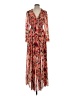 Unbranded 100% Polyester Print Red Casual Dress Size S - photo 1