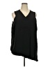 RACHEL Rachel Roy 100% Polyester Black Sleeveless Blouse Size 3X - photo 1