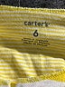 Carter's 100% Cotton Yellow Sleeveless Top Size 6 - photo 3