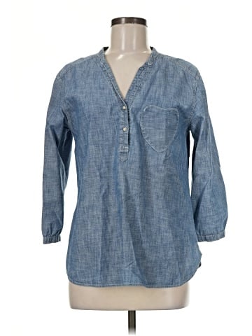 Levi's 3/4 Sleeve Button-Down Shirt (view 1)