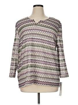 Alfred Dunner 3/4 Sleeve Top