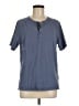GOODTHREADS Blue Short Sleeve Henley Size M - photo 1