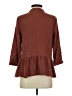 Roolee Brown 3/4 Sleeve Button-Down Shirt Size S - photo 2