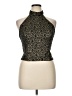 Xscape Gold Sleeveless Blouse Size 14 - photo 1