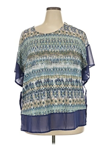Faded Glory Short Sleeve Blouse (view 1)