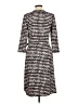 Talbots Polka Dots Black Casual Dress Size L - photo 2
