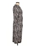 Talbots Polka Dots Black Casual Dress Size L - photo 4