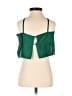 Olivaceous Green Ivory Sleeveless Blouse Size M - photo 2