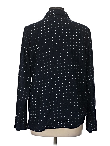 Joan Vass Long Sleeve Blouse (view 2)