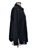 Joan Vass 100% Polyester Polka Dots Black Long Sleeve Blouse Size L - photo 4