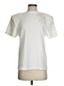 Ser.O.Ya 100% Cotton White Short Sleeve Top Size S - photo 1