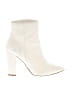 Just Fab Ivory Ankle Boots Size 6 - photo 1