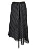 Green Envelope Stripes Black Casual Skirt Size L - photo 1